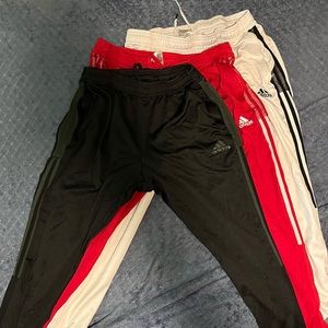 3 Adidas primegreen tiro pants size XL